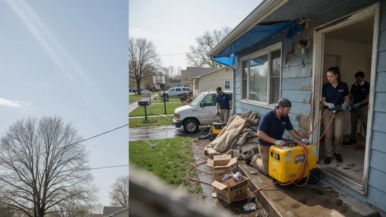 Basement Flood Cleanup in Okolona, MS near me